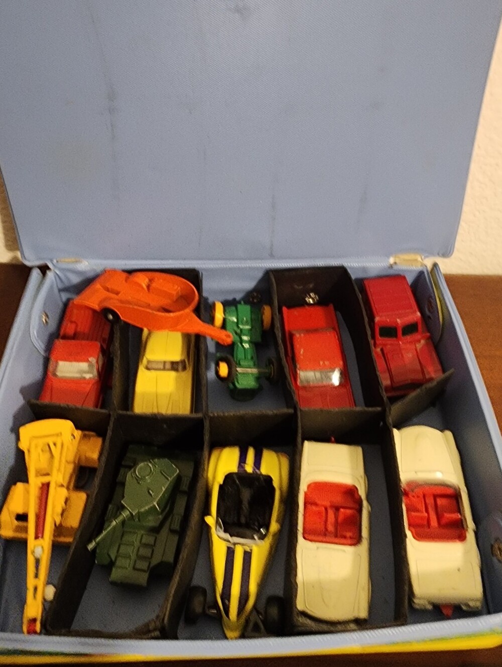 Match Die-Cast Toy Vehicle Set - Red, Yellow, Green, White, Orange